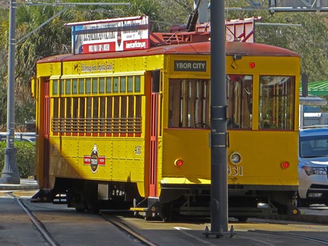 Streetcar to Ybor City, Tampa Florida